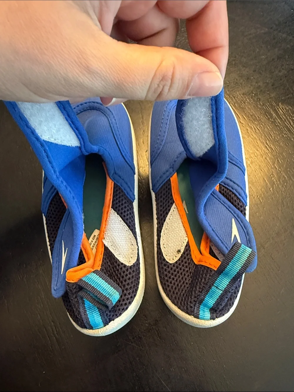 Speedo Kids Blue and Orange Water Shoes
